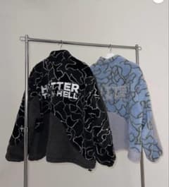 HITLER THAN HELL フリースジャケット HTH ボア アウター - メルカリ