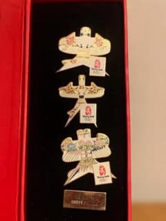 Beijing 2008 オリンピック ピンバッジ 3種セット - メルカリ