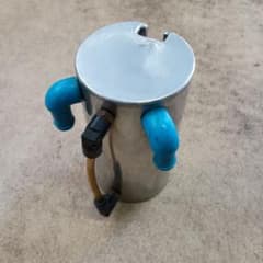 オイルキャッチタンク 中古 アルミ製　クスコかな？のサムネイル