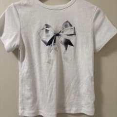 RONRON リボン Tシャツ ホワイトのサムネイル