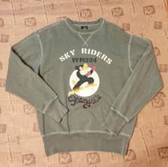 HOUSTON コットンスウェット VFM224 SKY RIDERSのサムネイル