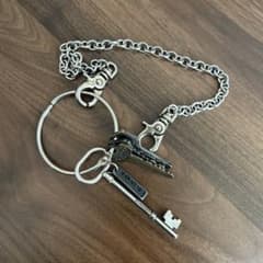 Dsquared2 Silver Wallet Keychain Vintage Antique