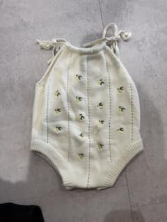 レモン刺繍ノースリーブロンパースのサムネイル