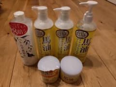 【脂性肌さん向け】馬油ボディローション＆スキンクリームセットのサムネイル