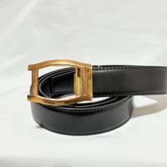 美品✨カルティエ　ベルト　タンクドゥカルティエ　アルディロン　男女兼用　黒 美品 カルティエ タンク アルディロン ゴールド レザー 黒 - メルカリ