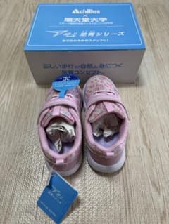 Achilles 定番シリーズ スニーカー 18.5cm 3E ピンクのサムネイル