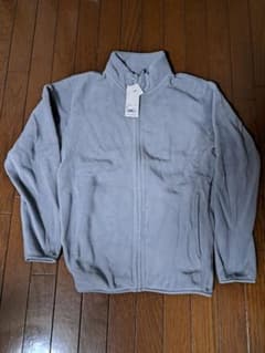 UNIQLO ユニクロ フリースフルジップジャケット グレー M 新品のサムネイル