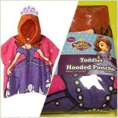 ソフィア ディズニー プリンセス フード ポンチョ バスタオル ハロウィン 仮装のサムネイル