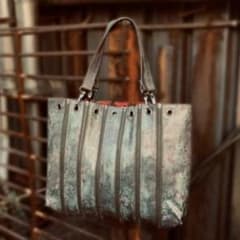 新品同様/廃盤レア　アルセラピィ ATサイバー 緑青 ジッパー可変式トートバッグ 新品同様/廃盤レア アルセラピィ ATサイバー 緑青 ジッパー可変式