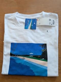 【新品未使用タグ付き】ユニクロ UT 永井博 Tシャツ M 大瀧詠一 ロンバケのサムネイル