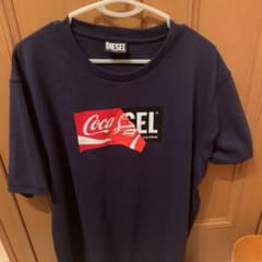 DIESEL コカコーラロゴ　Tシャツ　XL ネイビーのサムネイル