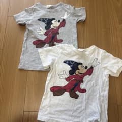 Disney ミッキーTシャツ 2枚セットdaddy oh daddy 双子のサムネイル