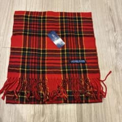 新品タグ付き MICHEL KLEIN マフラー チェック柄のサムネイル