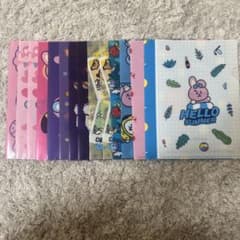 BT21 클리어 파일 정리 판매 15 장