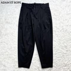 新品 アダムエロペ AER ワイド スラックス グレー メンズ 2タック