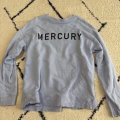 INHERIT スウェット MERCURYロゴ ライトブルーのサムネイル