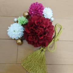 和装髪飾りセットB 成人式 結婚式のサムネイル