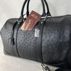 ☆JRA オーストリッチ 2way ボストンバック ショルダーバッグ 日本製