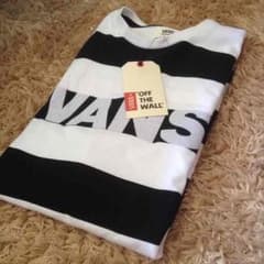 VANS 未使用 Tシャツ ボーダーのサムネイル
