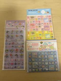 タイルシール　パワパフ　すみっコぐらし　クレヨンしんちゃんのサムネイル