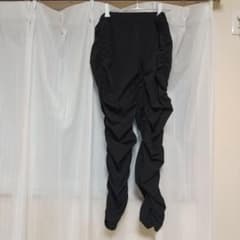 USED】⑦レディース パンツ ブラック ギャザーデザイン LLサイズのサムネイル