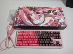 ジャンク品　VSPO!GEAR ゲーミングキーボード 橘ひなのEDITIONのサムネイル