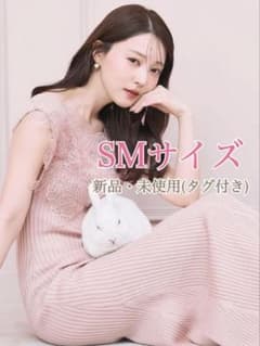 【poláura/ポローラ】<ウサギピンク>レースフリルニットワンピース SXS poláura/ポローラ】<ウサギピンク>レースフリルニットワンピース SM