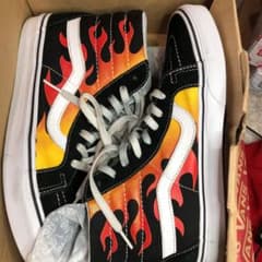 vans フレーム SK8-HI flame US8美品　asaprocky着用のサムネイル