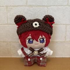 くま耳ベレー帽とサロペットセット あんスタ ぬい服 いつぬいのサムネイル
