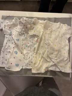 【赤ちゃんの城】ベビー肌着 4点セット 50-60cmのサムネイル