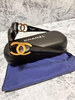 CHANEL シャネル 94035 ココマーク サングラス ブラック ケース付き
