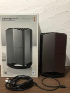 新古品！Blackmagic eGPU AMD pro 580 Appleのサムネイル
