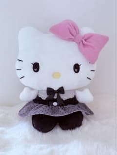 ハローキティ ぬいぐるみ ピンクのリボンのサムネイル