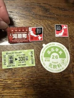 B-SIDE LABEL 京都限定ステッカー　シール　河原町　祇園のサムネイル