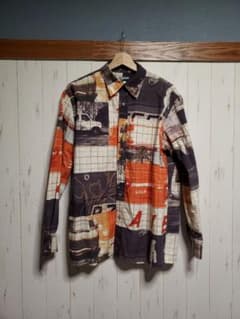 ポールスミス PaulSmith 長袖シャツ 総柄 マルチカラー vintageのサムネイル