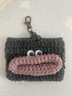 ハンドメイド 手編み ティッシュポーチのサムネイル