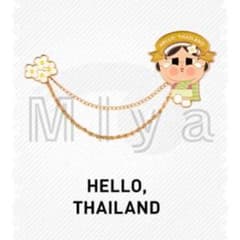 POPMART CRYBABY タイ限定　チャーム　HELLO THAILANDのサムネイル