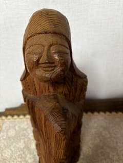 仏像一刀彫　木彫　手彫り円空仏 利秀之刻　12尼僧像 仏像一刀彫 木彫 手彫り円空仏 利秀之刻 12尼僧像 - メルカリ