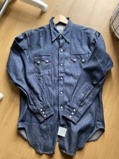 Levis ショートホーン　50s復刻　ウエスタンシャツのサムネイル