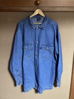 90s KARL KANI デニムシャツジャケット　オーバーサイズのサムネイル