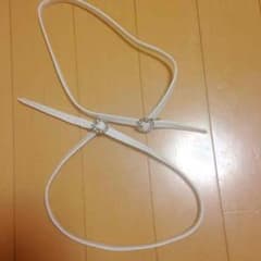 外付け ヒール ストラップ  白のサムネイル