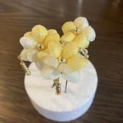 髪飾り 花モチーフ 和装小物 3点セットのサムネイル