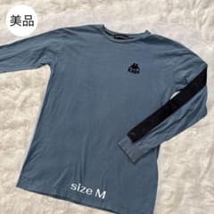 美品 Kappa カッパ アーバンリサーチ 長袖 ロンT M ブルーグレー ロゴ