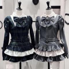 pium リボンタイ付きバイカラーティアードセットアップ　ルミネ限定のサムネイル