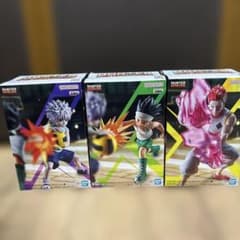 HUNTER×HUNTER ゴン キルア ヒソカのフィギュア 3体セット - メルカリ