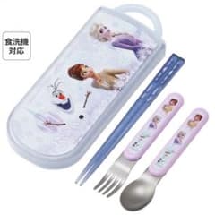 [아나운서와 눈의 여왕 26] 식세 대응 트리오(젓가락·스푼·포크) 세트 일본제