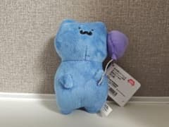 문구와 함께 풍선 인형 고양이