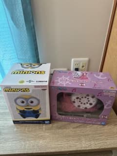 ワンピース 電伝虫スピーカー & ミニオンズ ボブ 2点