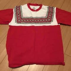 石田さん専用  HOUSTON  Tシャツ  ペイズリー柄のサムネイル