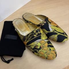 希少DRIES VAN NOTEN フラットシューズ ジャガード ミュール - メルカリ